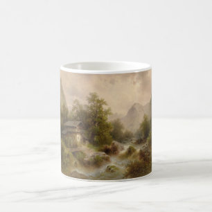 Mug Moulin sur un ruisseau de montagne (par Albert Rie
