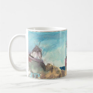 Mug Moulins à vent célèbres de Mykonos sur une tass