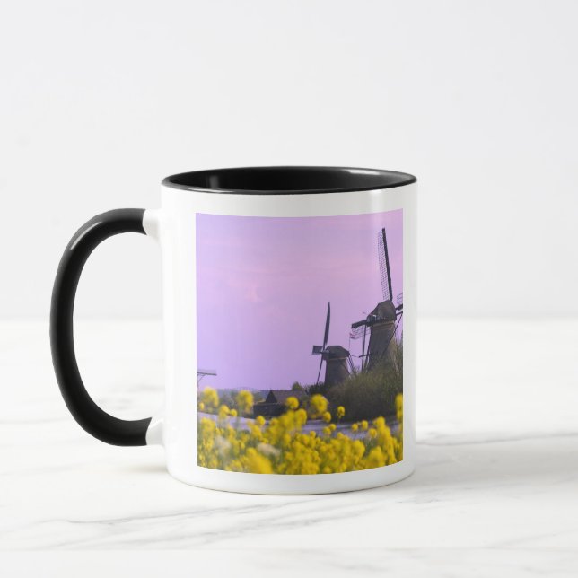 Mug Moulins à vent le long du canal à Kinderdijk, (Gauche)