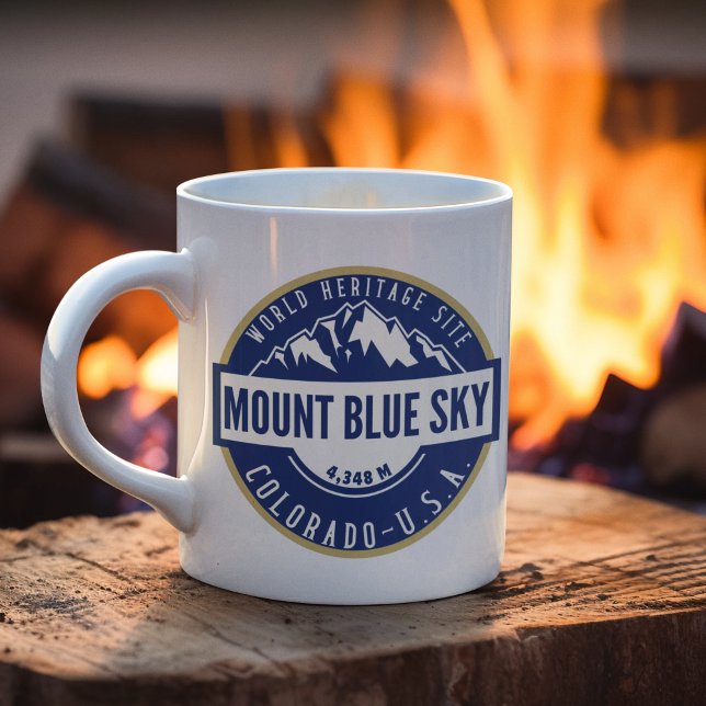 Mug Mount Blue Sky Colorado Elev 4348 m (Créateur téléchargé)
