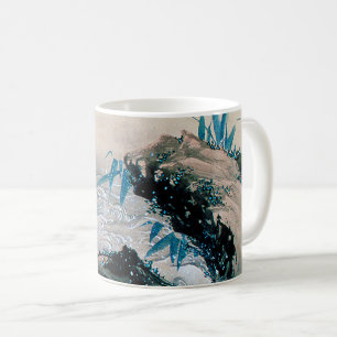 Mug Mountain Stream, Hokusai