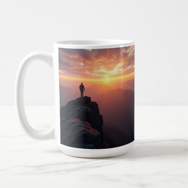 Mug #MountainAdventure #SunriseMagic #NatureLovers #Ou (Gauche)