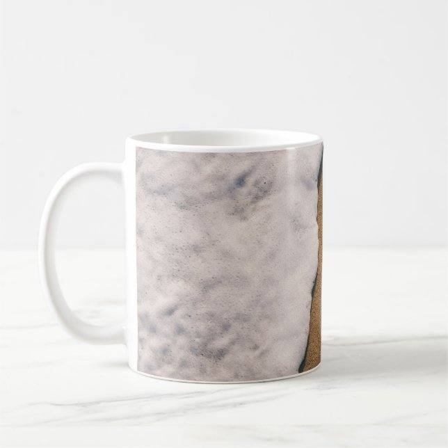 Mug Mousse de mer sur sable (Gauche)