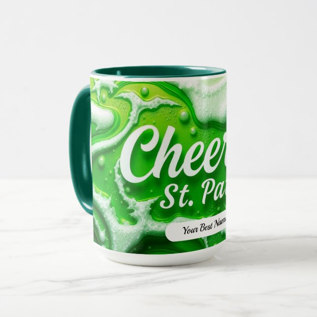 Mug Mousse St Pats Cheers (Devant gauche)