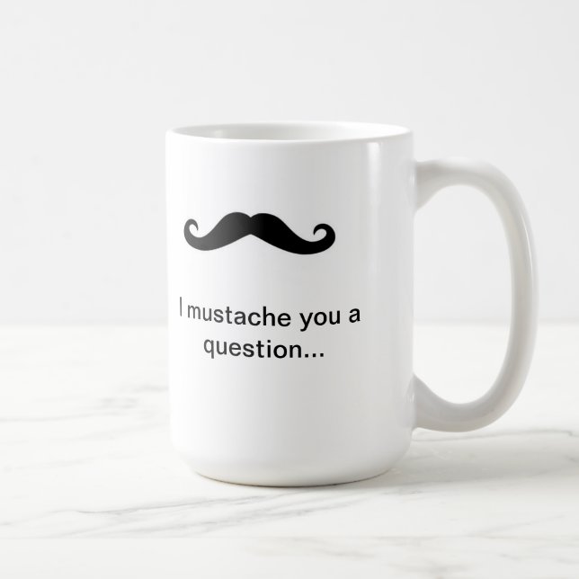 Mug Moustache de Saint-Valentin (Droite)