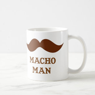 Mug Moustache drôle de macho