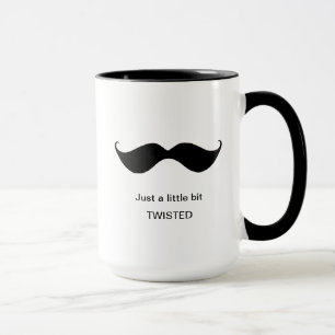 Mug Moustache Drôle Un Peu Tourné Excentrique