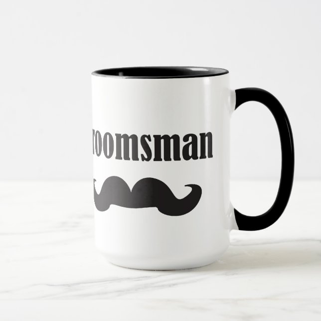 Mug Moustache Groomsman (Droite)