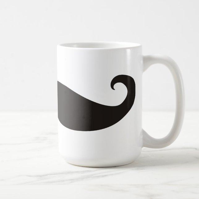 Mug Moustache / Moustache / Barbe (Droite)