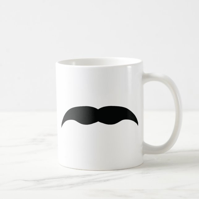 Mug moustache noire (Droite)