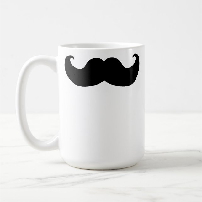 Mug Moustache noire (Gauche)