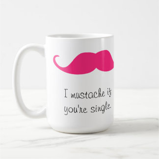 Mug Moustache personnalisée Stache de guidon de roses