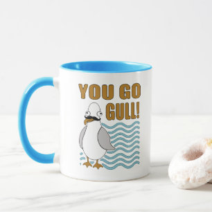 Mug Moustache Seagull You Go Gull