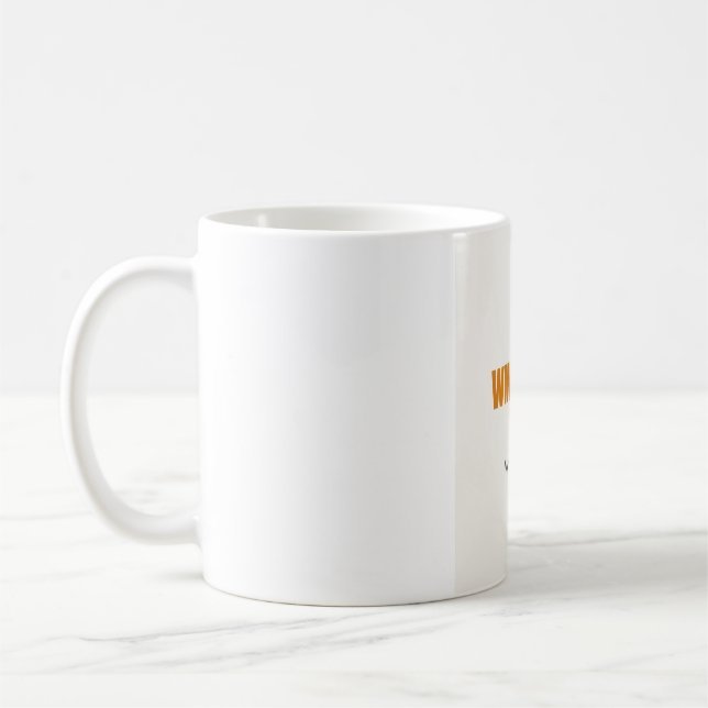 Mug Moustaches avant soucis Amateur de chat mignon (Gauche)