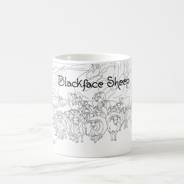 Mug Mouton à face noire Écosse (Centre)