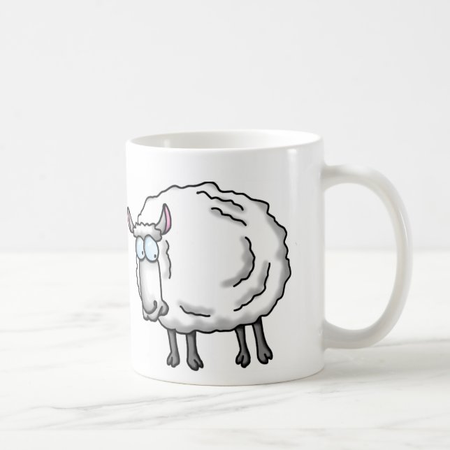 Mug mouton blanc (Droite)