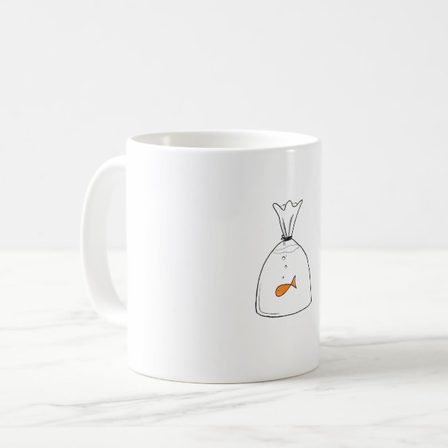 Mug Mouton de poisson rouge (Devant gauche)