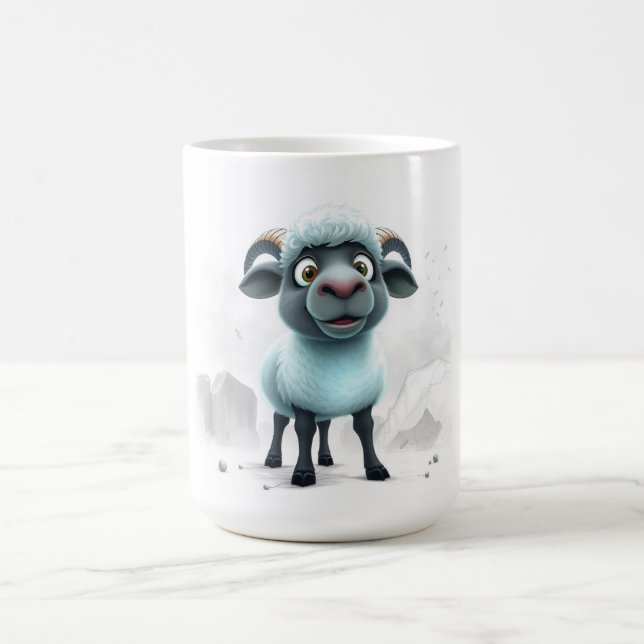 Mug Mouton mignon design cosy (Centre)