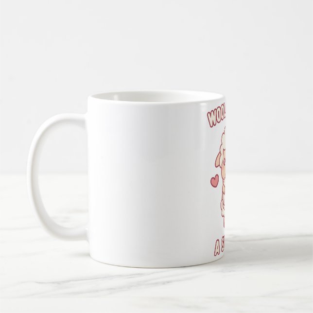 Mug Mouton Mignon La Laine Vous Aimerez Un Pull Drôle  (Gauche)