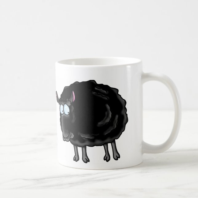 Mug mouton noir (Droite)
