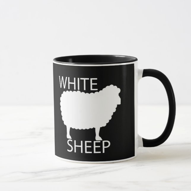 Mug Moutons blancs (Droite)
