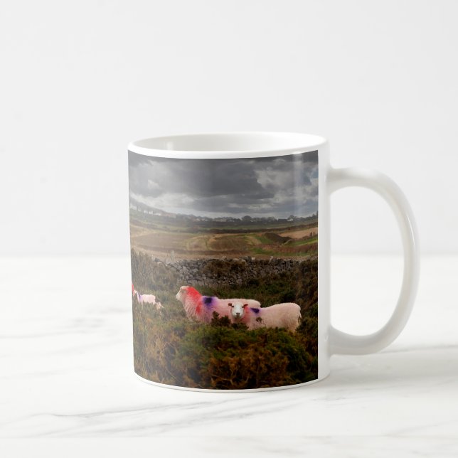 Mug Moutons colorés (Droite)