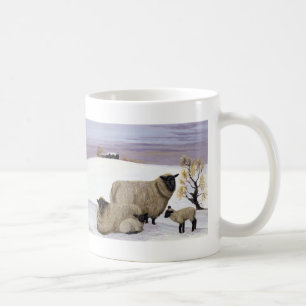 Mug Moutons en hiver