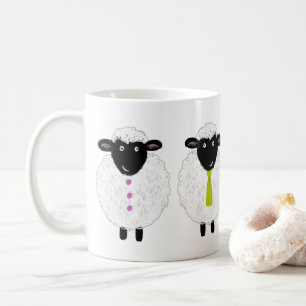 Mug Moutons mignons drôles