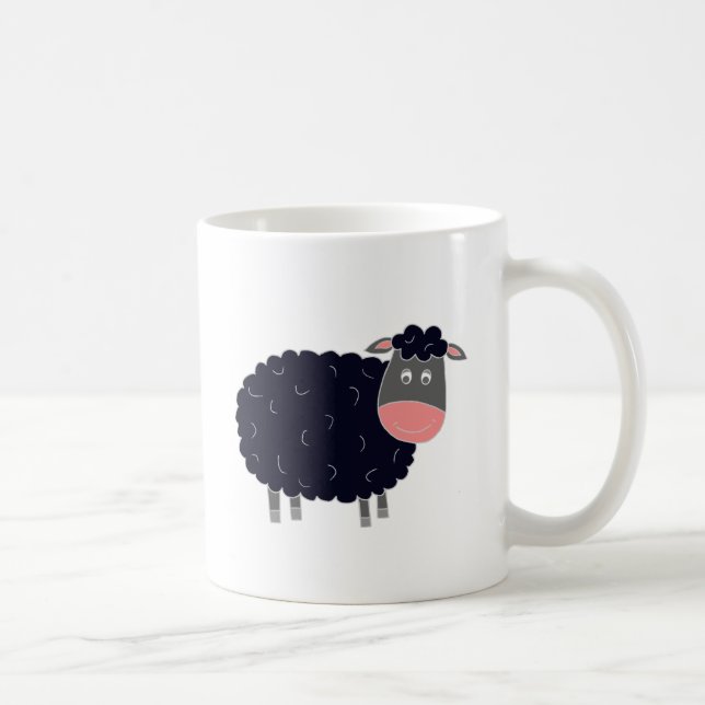 Mug Moutons noirs de bêlement de bêlement (Droite)