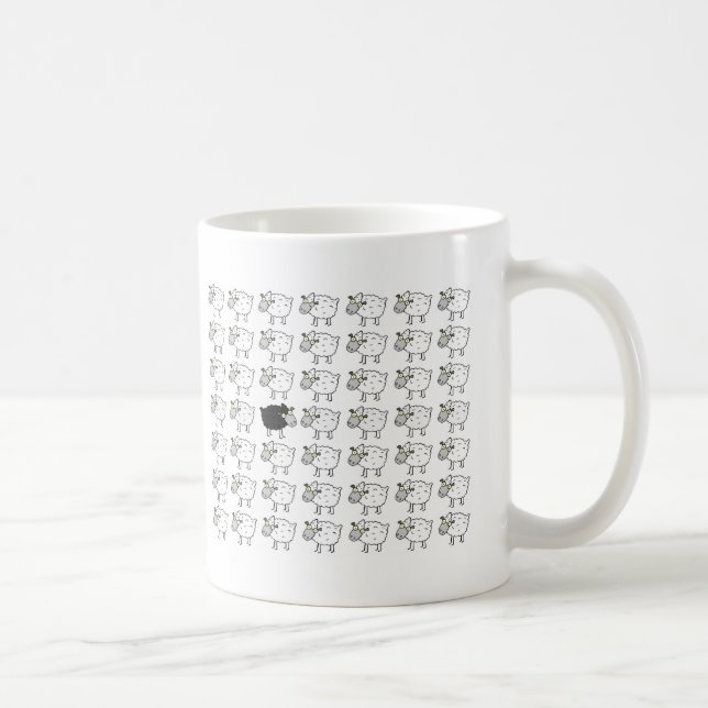 Mug Moutons noirs (l) (Droite)