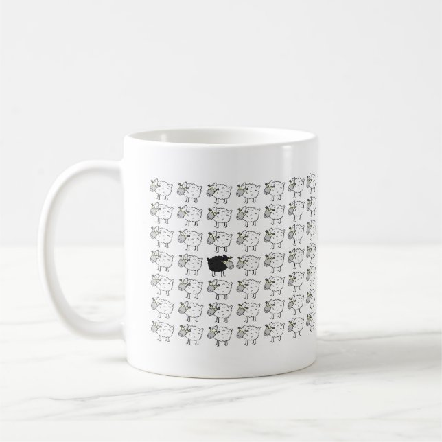 Mug Moutons noirs (r) (Gauche)