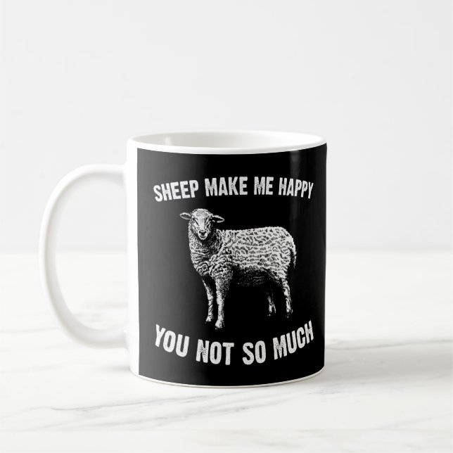Mug Moutons Pour Hommes Femmes Propriétaire D'Agneau A (Gauche)