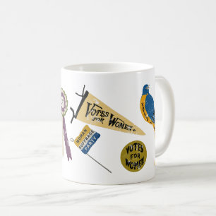 Mug Mouvement des femmes Suffrage Mémorabilie Imprime
