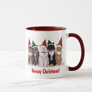 Mug "Mowy Christmas !" Chats En Casquette