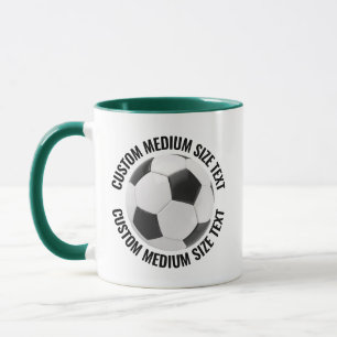 Mug Moyen Texte VERT CHASSEUR Combinaison 325g Taille