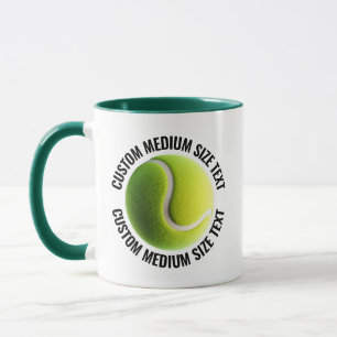 Mug Moyen Texte VERT CHASSEUR Combinaison 325g Tenis P