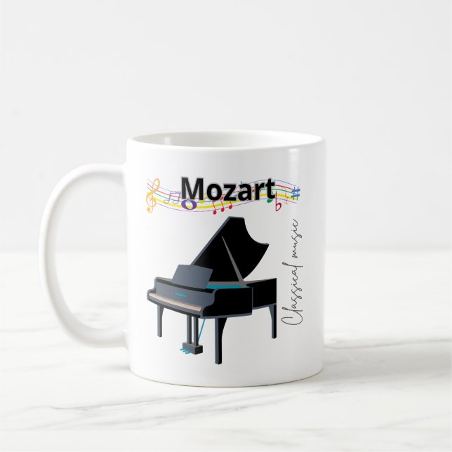 Mug Mozart classical music (Gauche)