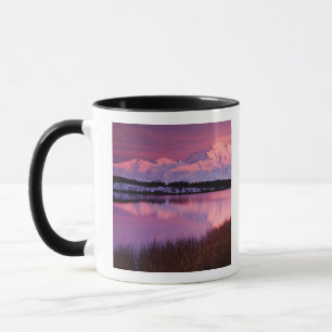 Mug Mt. Denali au coucher du soleil depuis Reflection