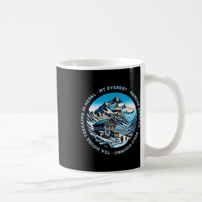 Mug Mt Everest Namche Bazaar Maison de Thé Randonnée N (Droite)