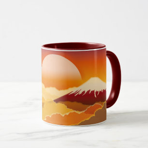 Mug Mt.FUJI Coucher de soleil Japon