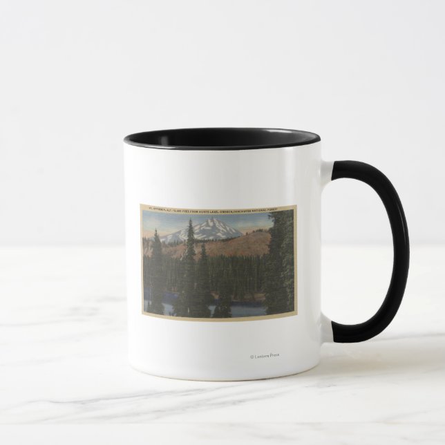 Mug Mt. Jefferson, Oregon - Vue du lac Hunts (Droite)
