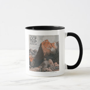 Mug Mt. McClellan et affiche de voyage de voyage de