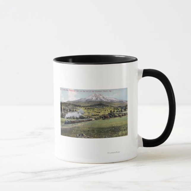 Mug Mt Shasta et Southern Pacific Rail (Droite)