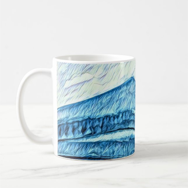 Mug Mt Tamalpais Watercolor Turquoise  (Gauche)