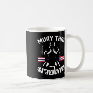 Mug Muay Thai Porto Rico Drapeau Martial Arts Thai Box