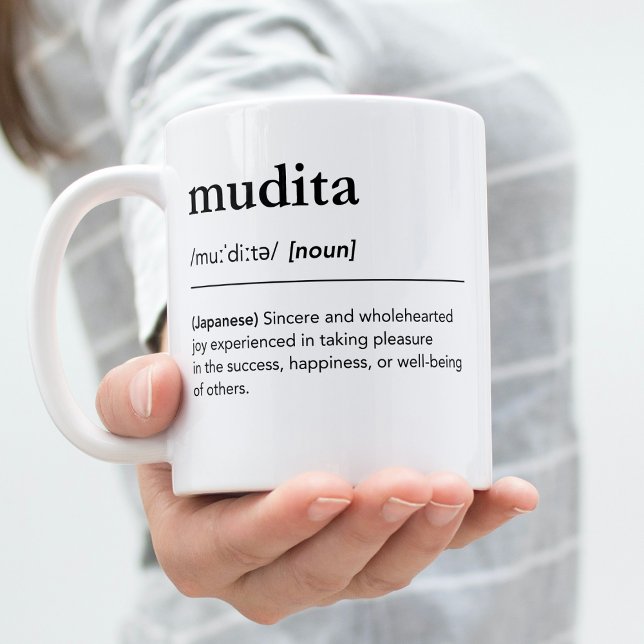 Mug Mudita définition mot japonais (Créateur téléchargé)