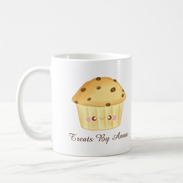 Mug Muffin à chips au chocolat mignon (Gauche)