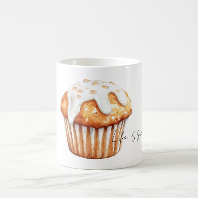 Mug Muffin à la citrouille orange (Centre)