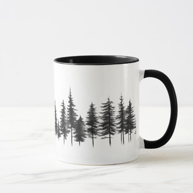 Mug "Mug À feuillage persistant de sérénité" (Droite)