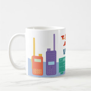 Mug Mug-cadeau de la radio de jambon amateur avec Call